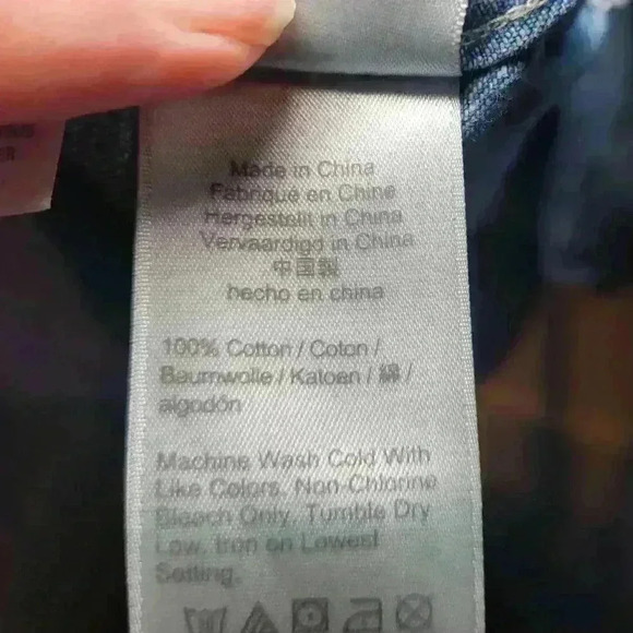 J crew relaxed preal snap button up 100% cotton size 8 - Picture 7 of 7